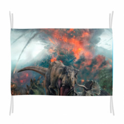 Флаг jurassic world - FATLINE Флаг jurassic world