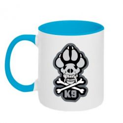 Кружка двухцветная 320ml K-9