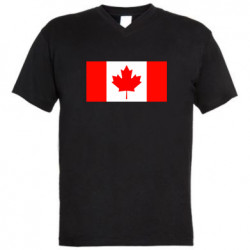 Чоловіча футболка з V-подібним вирізом Канада - FATLINE Чоловіча футболка з V-подібним вирізом Канада