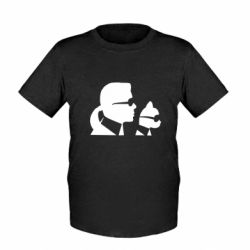 Дитяча футболка Karl and the cat with glasses - FATLINE Дитяча футболка Karl and the cat with glasses