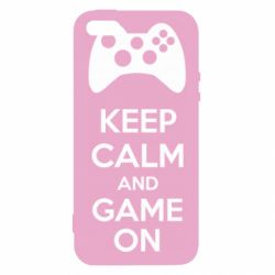 Чехол из раздела KEEP CALM KEEP CALM and GAME ON для Apple iPhone 5