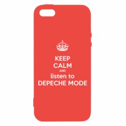 Чехол из раздела Depeche Mode KEEP CALM and LISTEN to DEPECHE MODE для Apple iPhone 5 - FATLINE Чехол из раздела Depeche Mode KEEP CALM and LISTEN to DEPECHE MODE для Apple iPhone 5