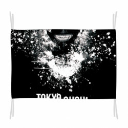 Флаг Ken Kaneki and logo - FATLINE Флаг Ken Kaneki and logo