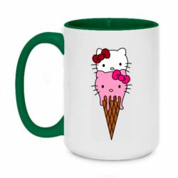 Кружки двухцветные 420ml