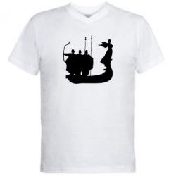 Мужские футболки с V-образным вырезом