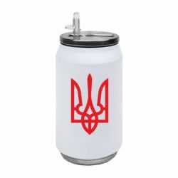 Термобанка 350ml Класичний герб України - FATLINE Термобанка 350ml Класичний герб України