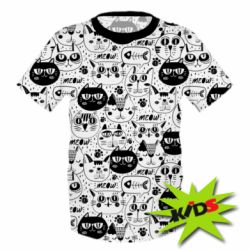 Детские 3D футболки - FATLINE