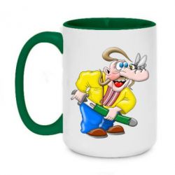 Кружки двухцветные 420ml