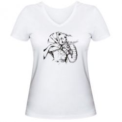 Жіночі футболки з V-подібним вирізом - FATLINE