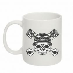 Кружка 320ml Biker Skull - FATLINE Кружка 320ml Biker Skull