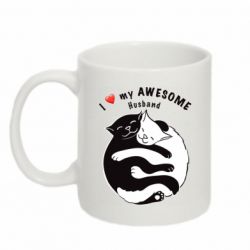 Кружка 320ml Cats and love