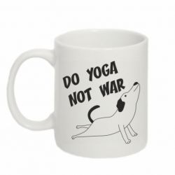 Кружка 320ml Do yoga not war - FATLINE Кружка 320ml Do yoga not war