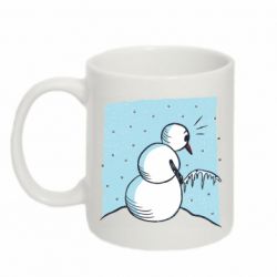 Кружка 320ml Snowman. It's Cold! - FATLINE Кружка 320ml Snowman. It's Cold!