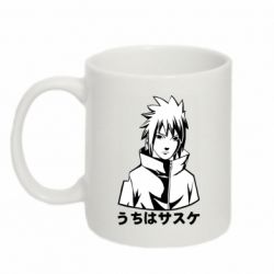 Кружка 320ml Uchiha Sasuke Black And White Art - FATLINE Кружка 320ml Uchiha Sasuke Black And White Art