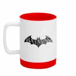 Кружка цветная с силиконовым дном 320ml Batman: arkham city - FATLINE Кружка цветная с силиконовым дном 320ml Batman: arkham city
