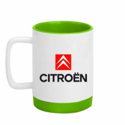 Кружка цветная с силиконовым дном 320ml CITROEN 2 - FATLINE Кружка цветная с силиконовым дном 320ml CITROEN 2