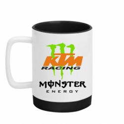 Кухоль кольоровий з силіконовим дном 320ml KTM Monster Enegry - FATLINE Кухоль кольоровий з силіконовим дном 320ml KTM Monster Enegry