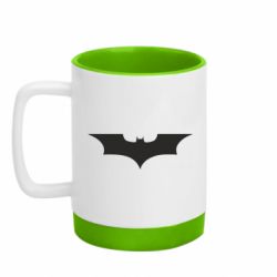 Кружка цветная с силиконовым дном 320ml Летучая мышь - FATLINE Кружка цветная с силиконовым дном 320ml Летучая мышь