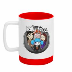 Кухоль кольоровий з силіконовим дном 320ml Sally face soundtrack - FATLINE Кухоль кольоровий з силіконовим дном 320ml Sally face soundtrack