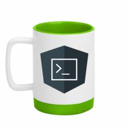 Кружка цветная с силиконовым дном 320ml The code - FATLINE Кружка цветная с силиконовым дном 320ml The code