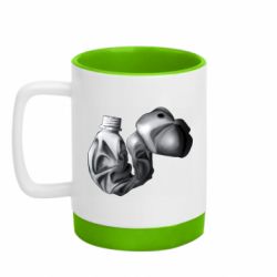 Кружка цветная с силиконовым дном 320ml Universal bong - FATLINE Кружка цветная с силиконовым дном 320ml Universal bong