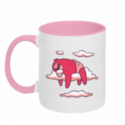 Кружка двухцветная 320ml Baby sloth - FATLINE Кружка двухцветная 320ml Baby sloth