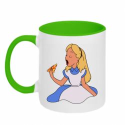 Кружка двоколірна 320ml Chinerella Pizza - FATLINE Кружка двоколірна 320ml Chinerella Pizza