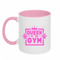 Кружка двоколірна 320ml Queen Of The Gym