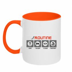 Кружки двухцветные 320ml - FATLINE