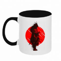 Кружка двухцветная 320ml Samurai spray - FATLINE Кружка двухцветная 320ml Samurai spray