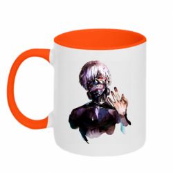 Кружка двоколірна 320ml Tokio Ghoul Kaneki - FATLINE Кружка двоколірна 320ml Tokio Ghoul Kaneki