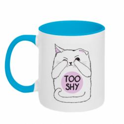 Кружка двоколірна 320ml Too shy