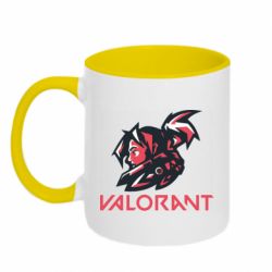 Кружка двухцветная 320ml Valorant girl