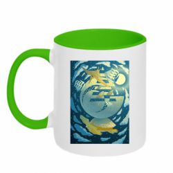 Кружки двоколірні 320ml - FATLINE