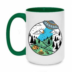 Кружки двухцветные 420ml
