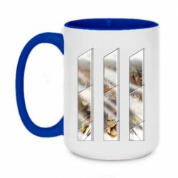 Кружки двухцветные 420ml