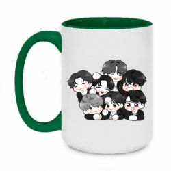 Кружки двухцветные 420ml