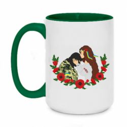 Кружки двоколірні 420ml