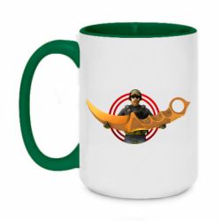 Кружки двухцветные 420ml