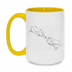 Кружки двухцветные 420ml