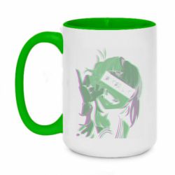Кружки двухцветные 420ml