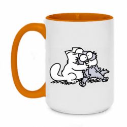 Кружки двоколірні 420ml