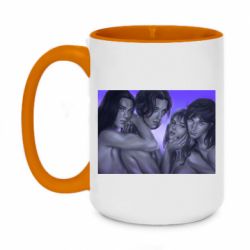 Кружки двухцветные 420ml