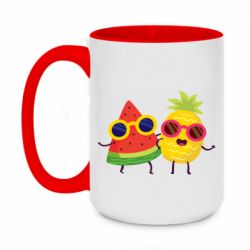 Кружки двухцветные 420ml