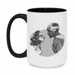 Кружки двухцветные 420ml