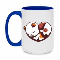 Кружки двухцветные 420ml