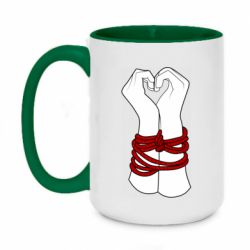 Кружки двухцветные 420ml