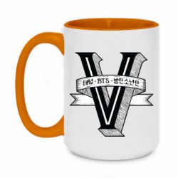 Кружки двухцветные 420ml