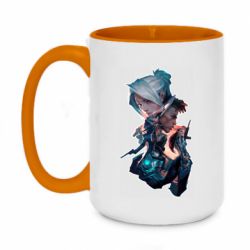 Кружки двухцветные 420ml