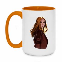 Кружки двухцветные 420ml